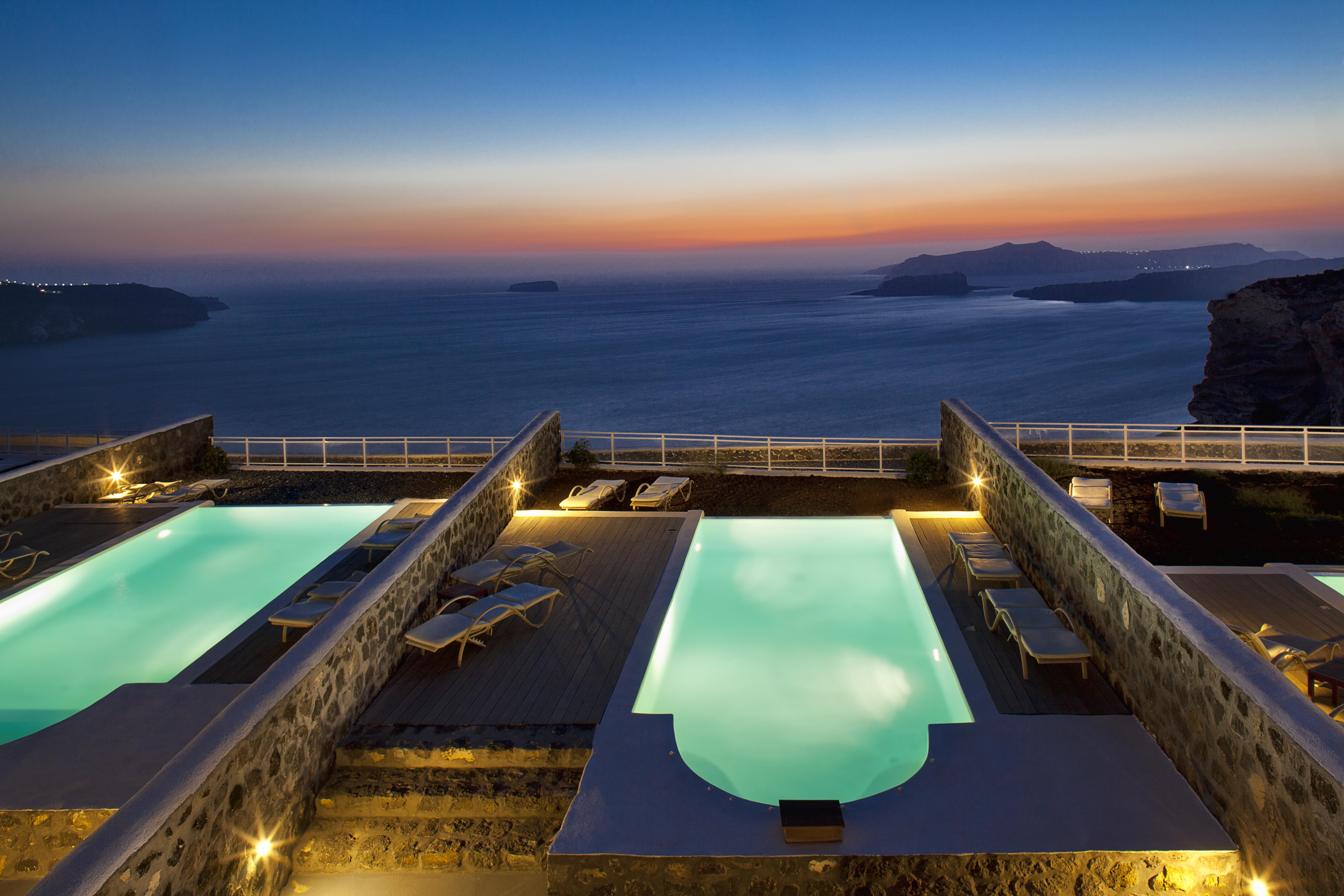 Thermes Luxury Villas And Spa (Adults Only) Megalochori  Luaran gambar